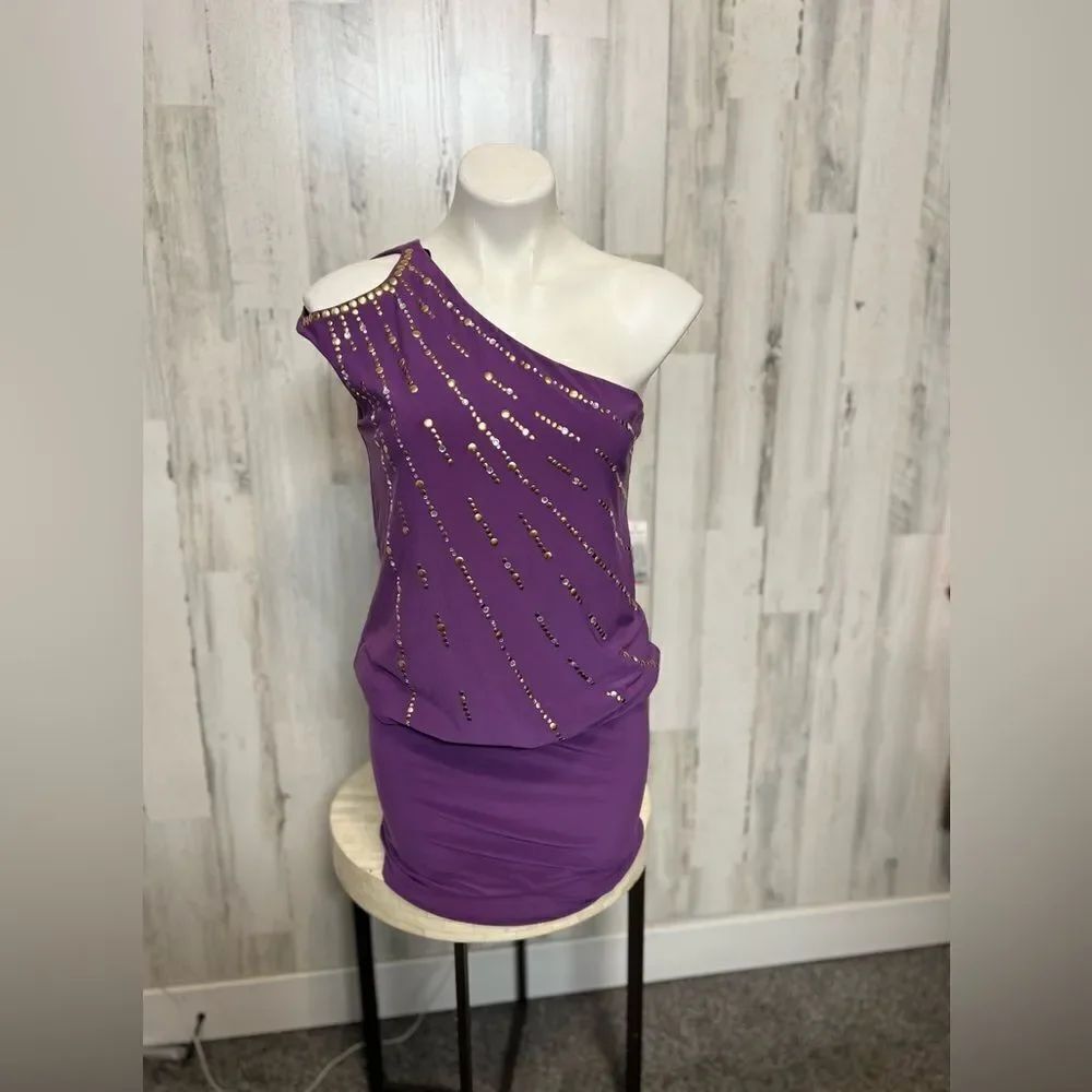 Purple dress 